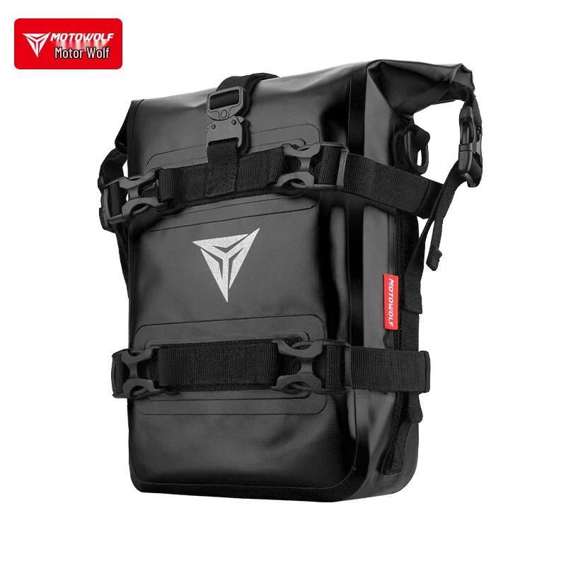 MOTOWOLF Motorcycle Waterproof Quick Release Crash Bar Bag чёрный
