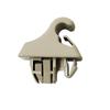 Car Gray/Beige Interior Sun Visor Clip Holder Hook Bracket Hanger for Mitsubishi Pajero Montero MK3 2000-2006 MR779704 MR779705