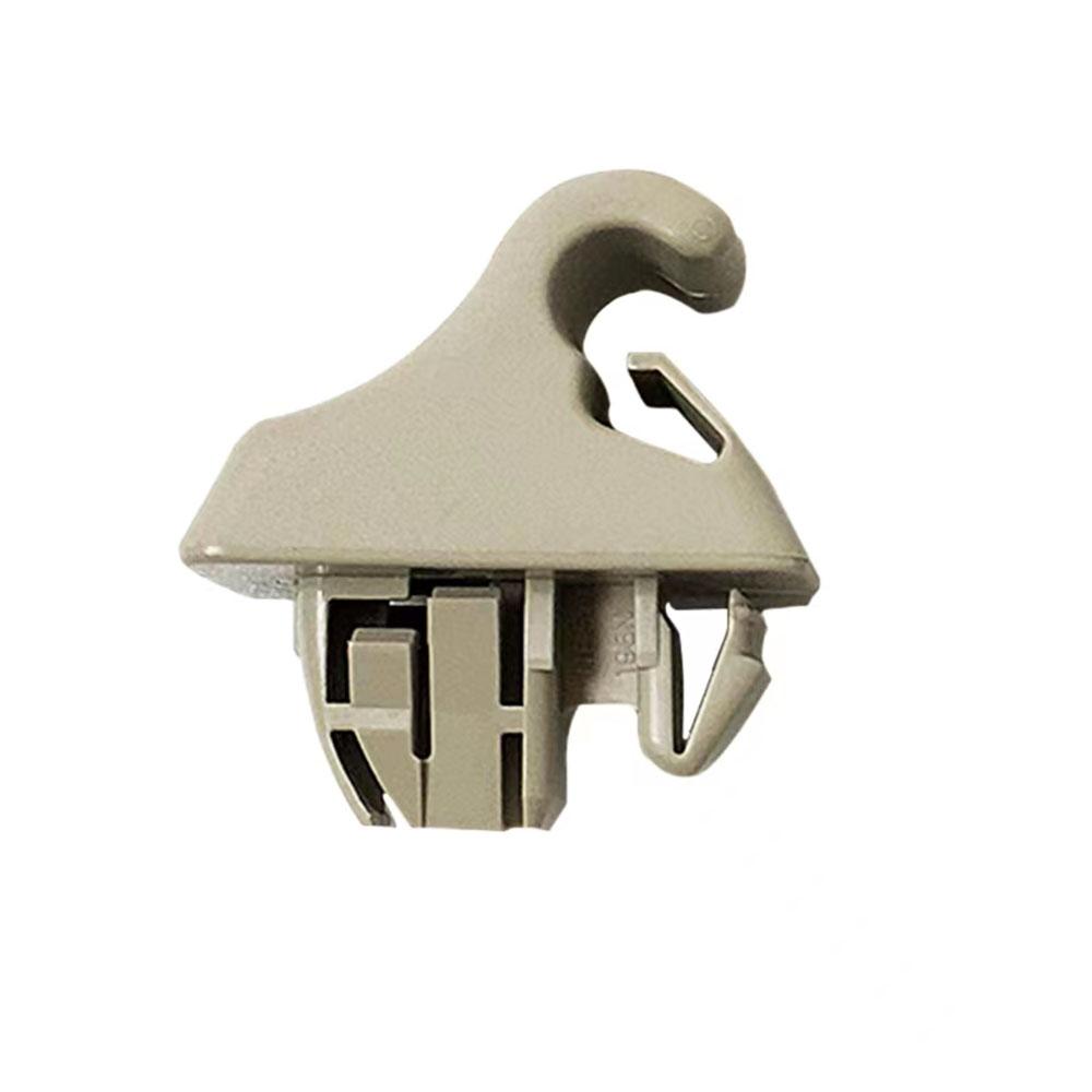 Car Gray/Beige Interior Sun Visor Clip Holder Hook Bracket Hanger for Mitsubishi Pajero Montero MK3 2000-2006 MR779704 MR779705