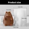 Multipurpose Sturdy Silicone Hedgehog Candle Base Mould Portable for Handmade Home Decoration and Art Supplies Projects