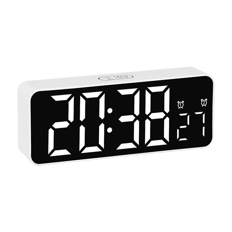 Mini Multifunctional Electronic Alarm Clock with Temperature Display, Large 2806/Small 2807 - Bedside Model