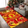 1pc Office Carpet, Manchester United Manchester City Chair Rug, Living Room Printed Area Rug, Home Chair Floor Mat
