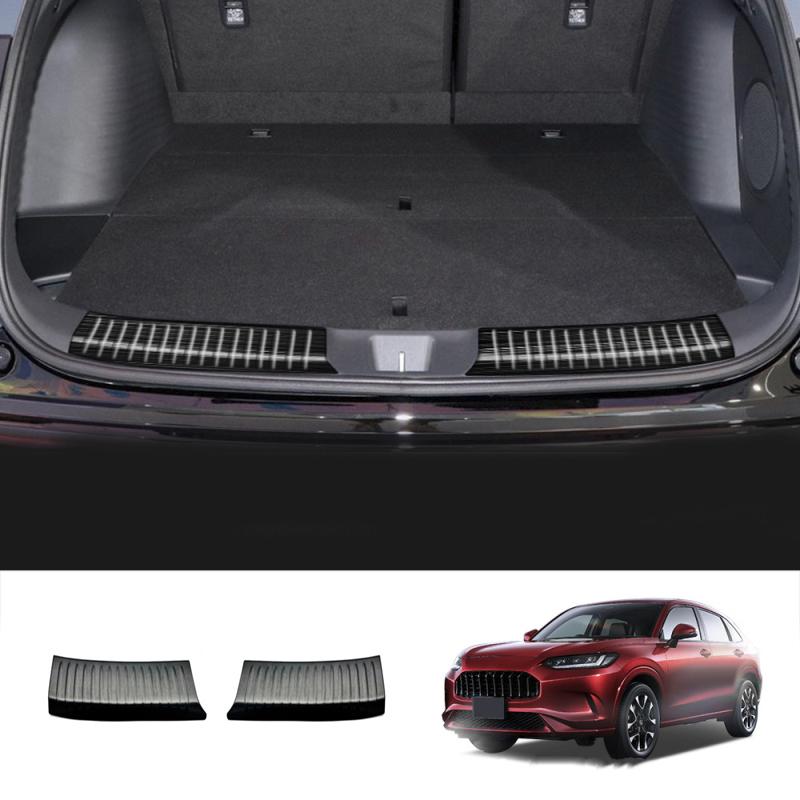 For Honda ZR-V ZR V ZRV   stainless steel Built-in Rear Bumper Protector door Sill Trunk Tread Plate Trim Accessories