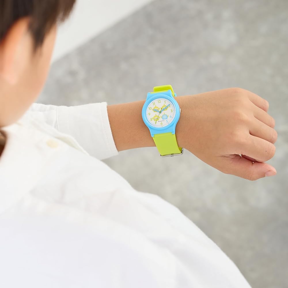 Citizen Q&Q Analog Watch Tsum Tsum Toy Story Alien Waterproof with Urethane Strap V06A-510VK
