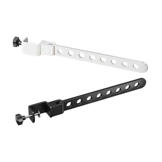 Foldable Clothes Hanger Rack with Adjustable Clamp Window Mount Rotatable Heavy Duty