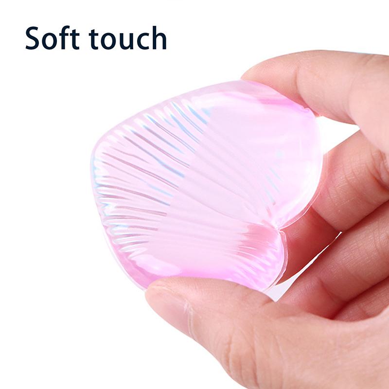 1Pcs Heart Soft Silicone Gel Powder Puff Sponge For Cosmetic Face Foundation Bb Cream No Powder Eating Powder Makeup Tools