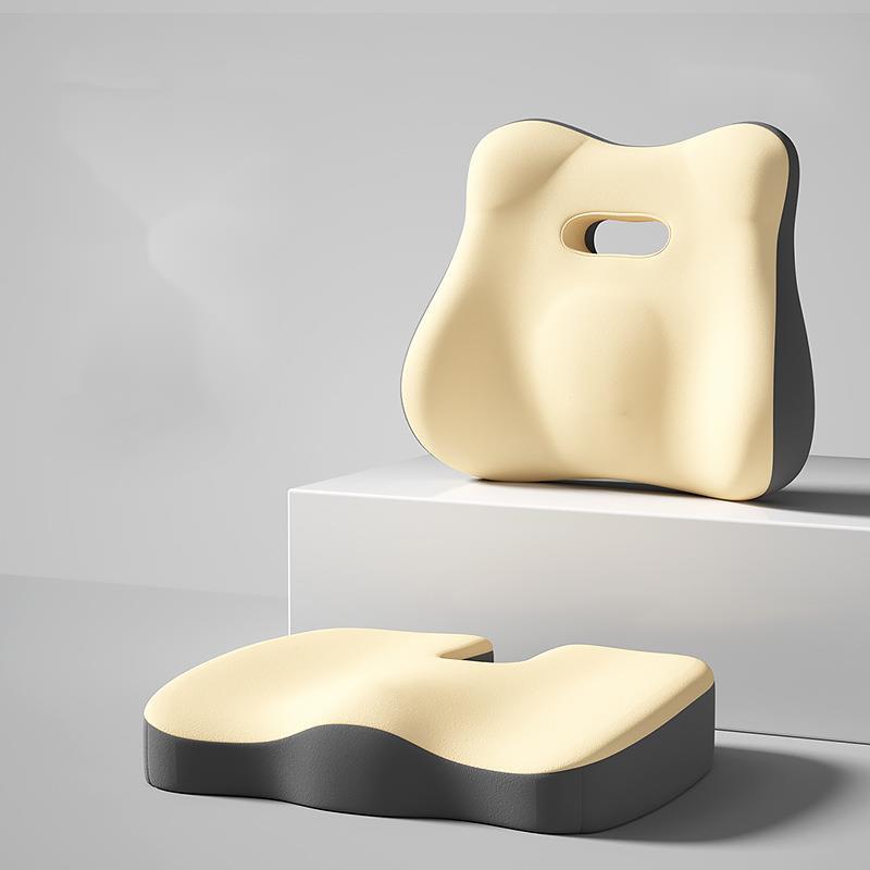 Lumbar Pillow Seat Support Sitting Artifact Office Chair Waist Back Cushion Memory Foam Seat Cushion Car Seat Cushion for Car