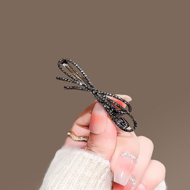 Pearl Zircon Butterfly Hair Clip