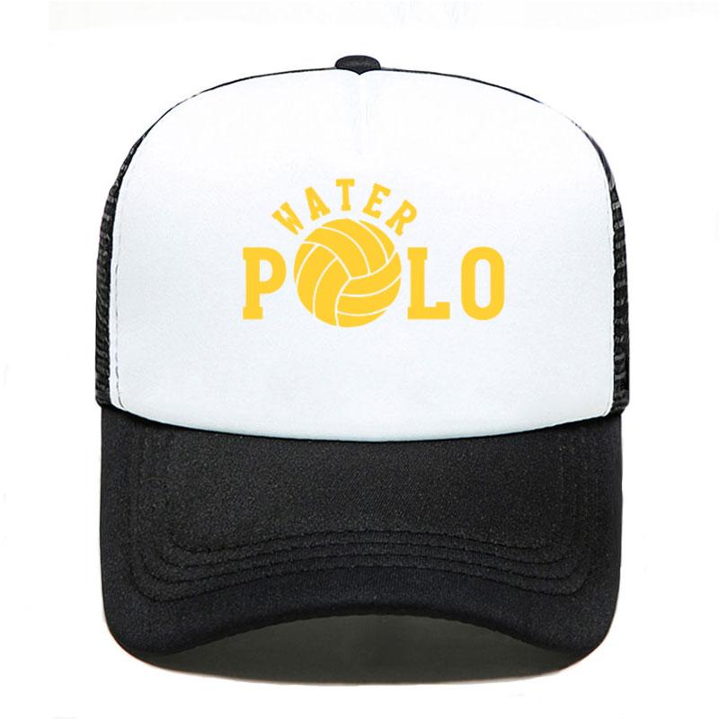 New Waterpolo Player Print Casual Women Unisex Unisex Summer Parentchild Hats Mesh Visor Outdoor Sun Hat