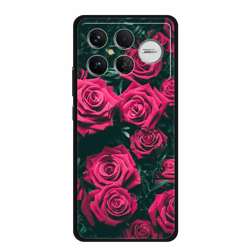 For Redmi K90 Pro Max Case Flowers Soft Silicone TPU Phone Cases for Xiaomi RedmiK90 Pro Max Shockproof Animals Protective Cover