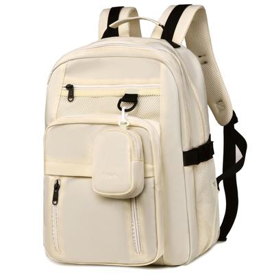 [RAKEE] Mochila de Negocios Ligera, Gran Capacidad, Multifuncional, Color Blanco