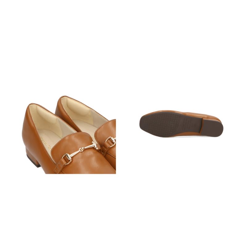 [Pompes Sautables] Mocassins à bout carré avec motifs mors / R-3210