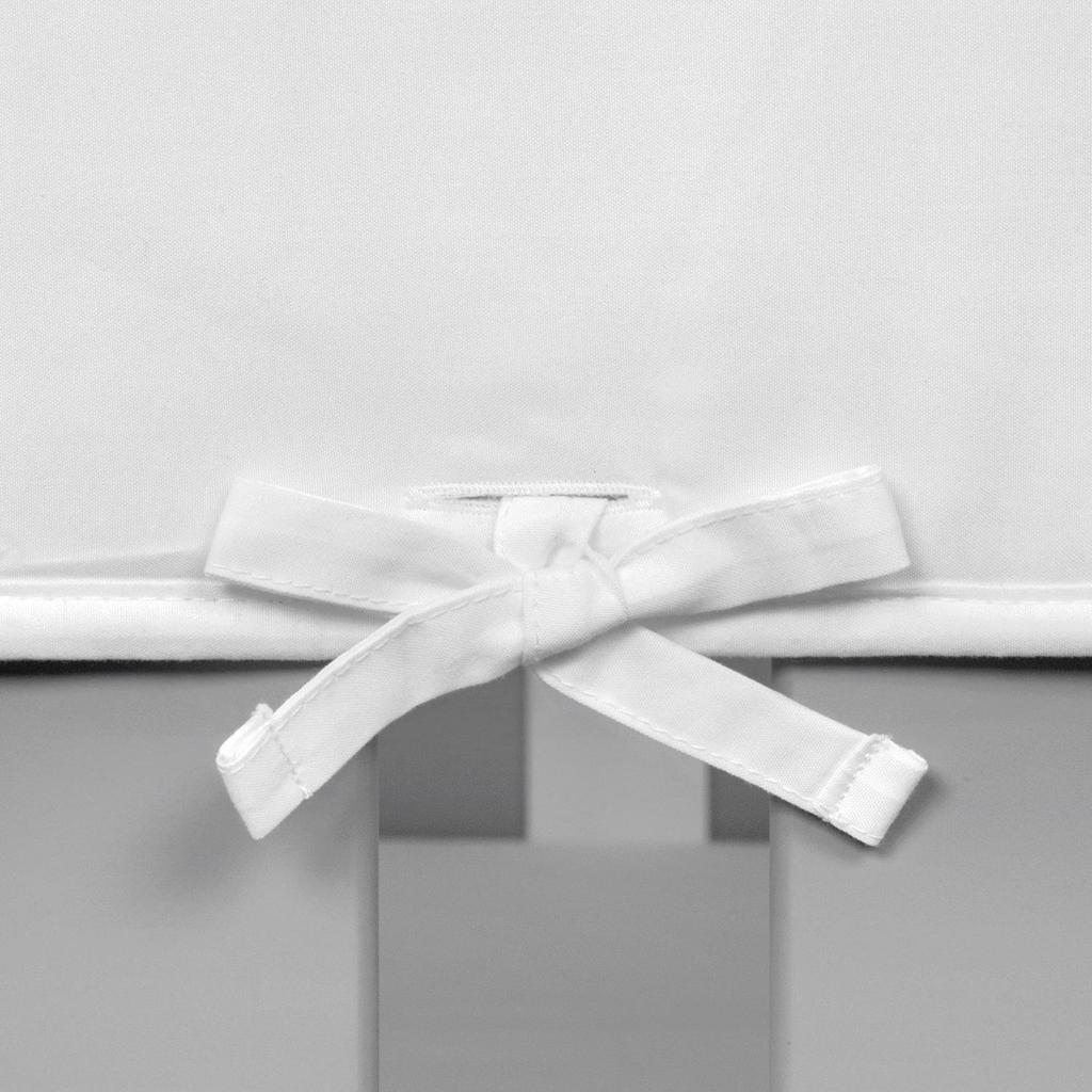 Capa Protetora de Grade de Cama de Bebê - Cor Sólida, Segurança Anti-Mordida, Poliéster, Acabamento Lixado, Lado Longo, Peça Única