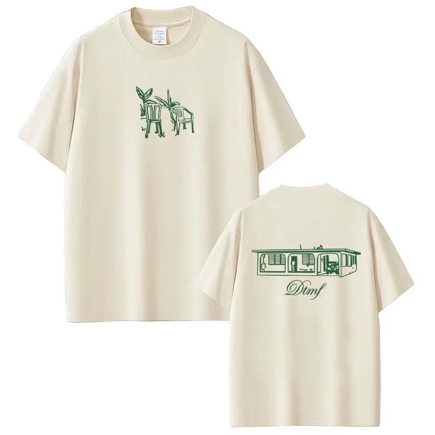 Rapper Bad Bunny Debi Tirar Mas Fotos DTMF T Shirts Men's Women Clothing Fashion Vintage Hip Hop Gothic Cotton Oversized T-shirts