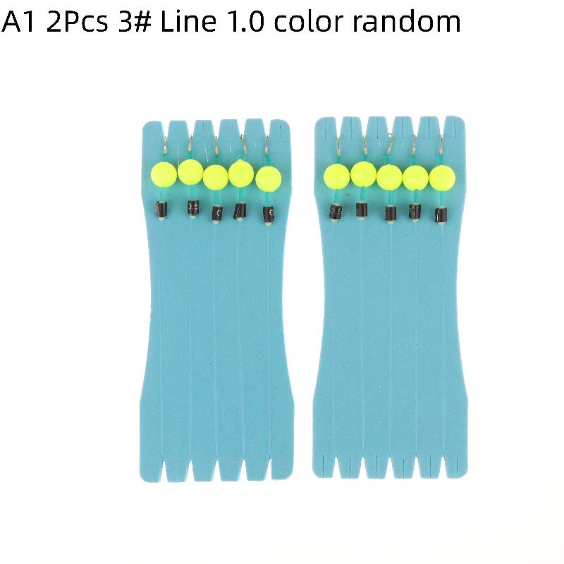 2Sets Equipment Fishing Hair Rigs Hook Pesca Ready Made Carp Fishing Hook Size 3#4#5#6#7# Carp Rigs Fishing Lure Fishing Tackle