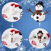 9 Pack Build a Snowman Kit Snowman Christmas Crafts for Kids Gift, Modeling Clay Snowman DIY Kit