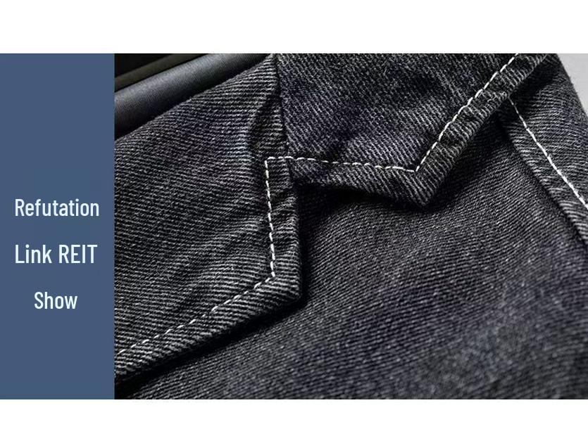 Men's Trendy Single-Breasted Denim Blazer - Versatile, High-End Jacket for Spring/Autumn.