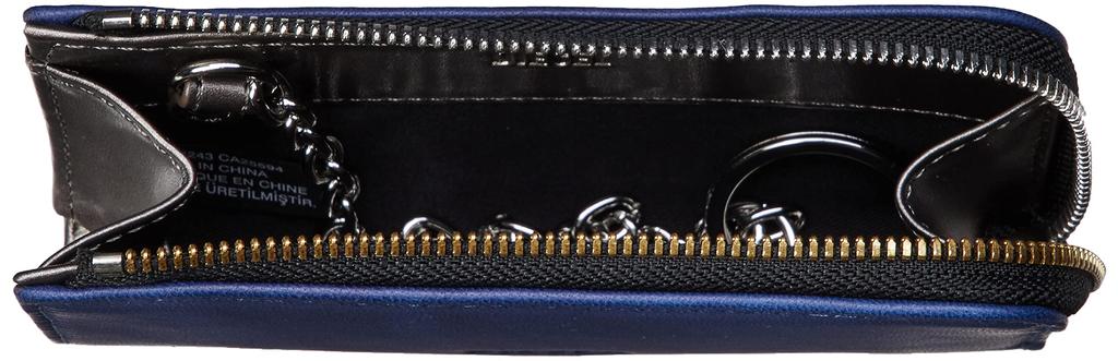Nappa Leather Multi Card Case with Key Ring X08165P0550 UNI Blue T6033 [Diesel] Women's