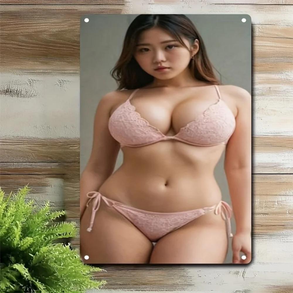 Metal Wall Art 2D Sign Artistic Waterproof Home Bar Cafe Wall Decoration Christmas Gift