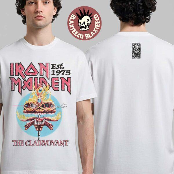 

Футболка Iron Maiden Run for Your Lives World Tour Eddie Suck The Soul Двостороння Чоловіча Оверсайз З Коротким Рукавом Жіночий Чоловічий Одяг XXXL