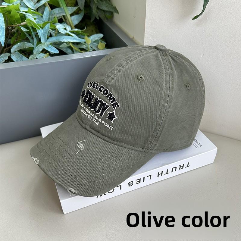 Enjoy Embroidered Baseball Cap With Sun Protection For Casual Wear