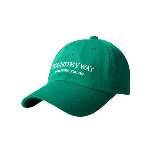 Paundeumaiwei Signature Lettering Logo Ball Cap - Green