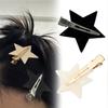 5Pieces No Bend Hair Clip No Crease Hair Clip Acrylic Star Hairpin Sweet Cool Y2K Duckbill Hair Barrettes for Women