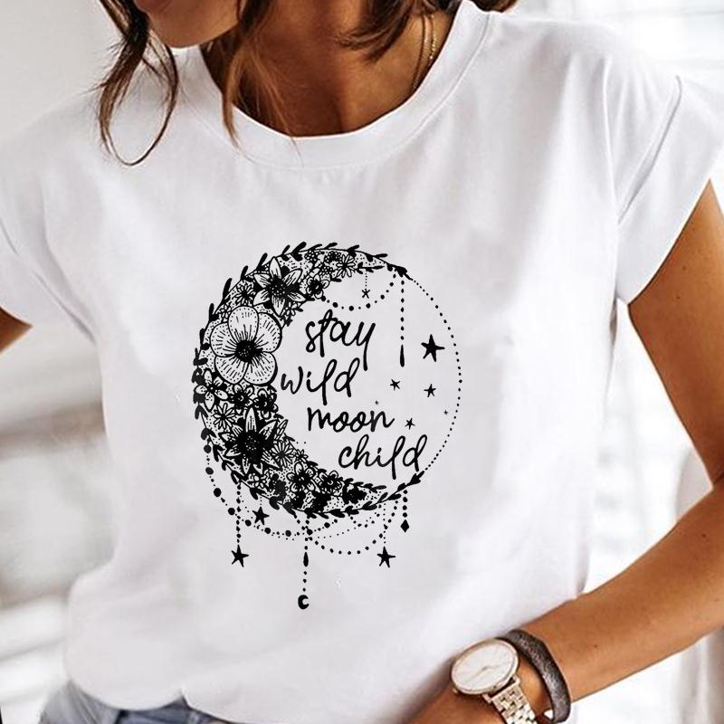 Années 90 Maman Mère Aquarelle Mère Tendance Manches Courtes Imprimé T-shirt Haut Mode d'Été T-shirt Dame Vêtement Féminin Décontracté T-shirt Graphique