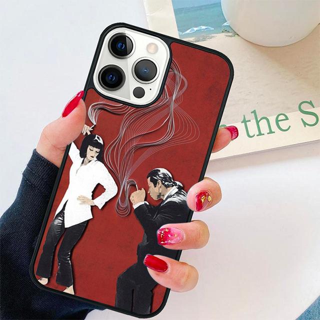 Vintage Film Pulp Fiction Phone Case Cover For iPhone 17 Air 16e 15 14 13 12 Pro Max 11 Pro Max Plus Coque Shell