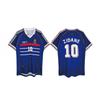 Vintage Football Jersey Zidane Atletico Madrid Ronaldo Ronaldinho AC Santos Roma Retro Soccer Shirt Unisex