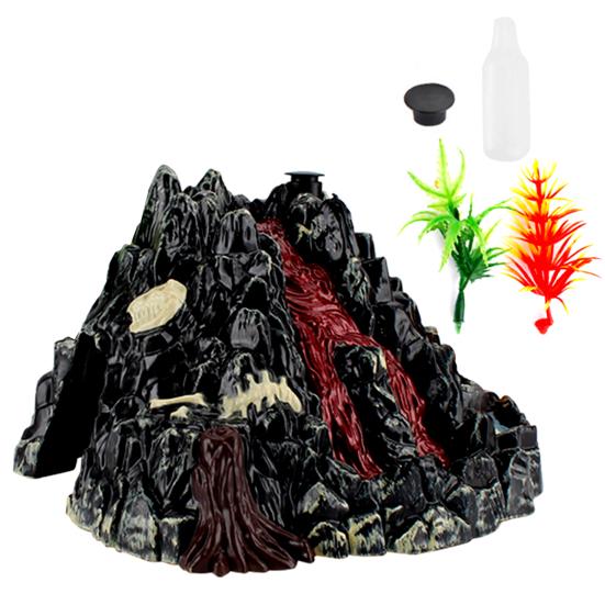 Vulkanausbruch Simulation Sound Licht Spray Kinder Modell Spielzeug Schreibtisch Ornament