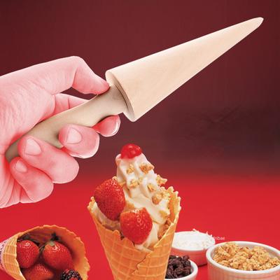 Stampo per cono gelato in legno massello, per croissant a spirale, per cornetti, per frittate, per waffle, per pasticceria, accessori da cucina