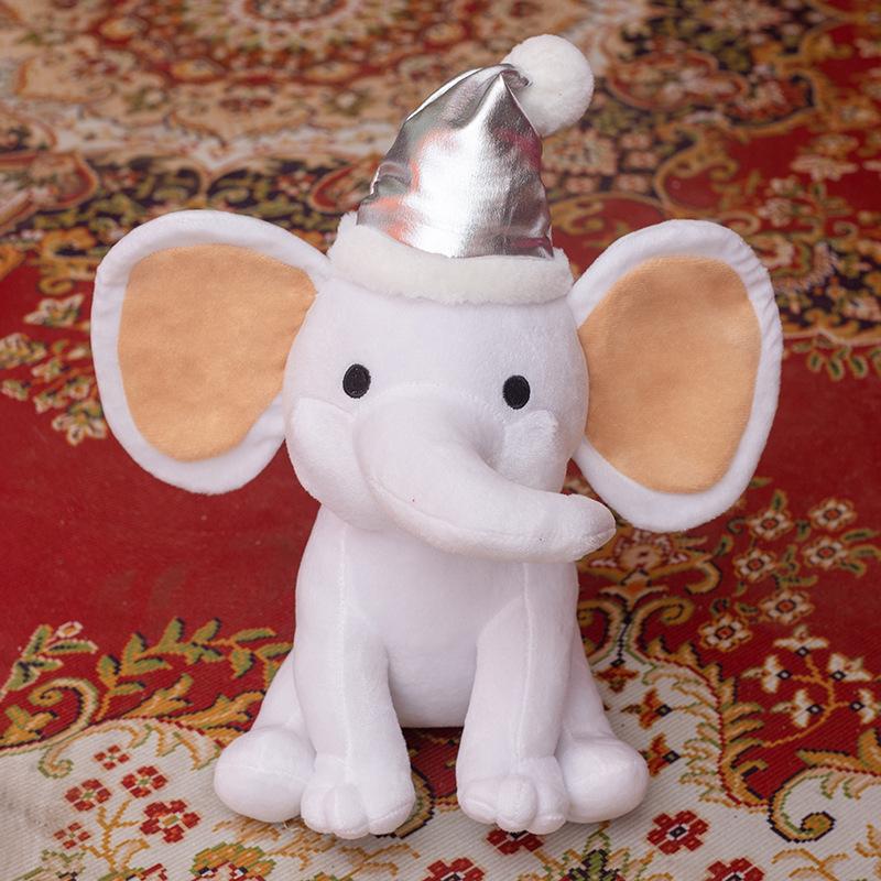 Custom Soft Elephant Plush Toy Gift with PP Cotton Filling 25cm