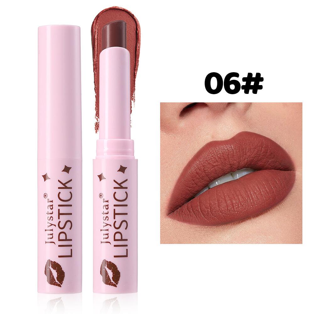 8 Colors Sexy Black Lipstick Waterproof Long Lasting Color Rendering Non-stick Velvet Lipstick Pencil Woman Makeup Cosmetics