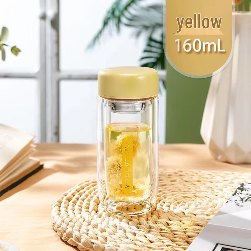 FUGUANG Yanxi Aesthetic Double-Wall Glass Tumbler