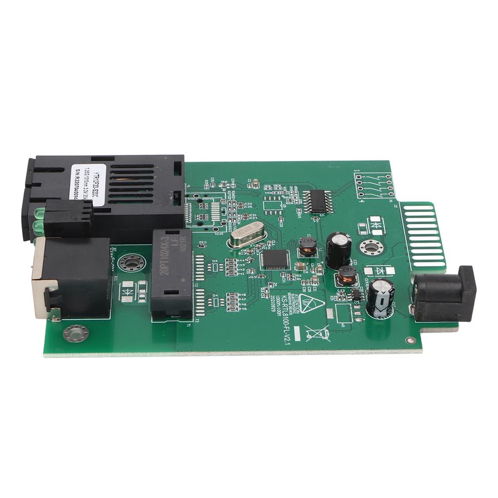 Fiber Transceiver 1000Mbps 1310nm Dual Fiber Single Mode Up To 20km RJ45 Port Ethernet Fiber Transceiver with LED