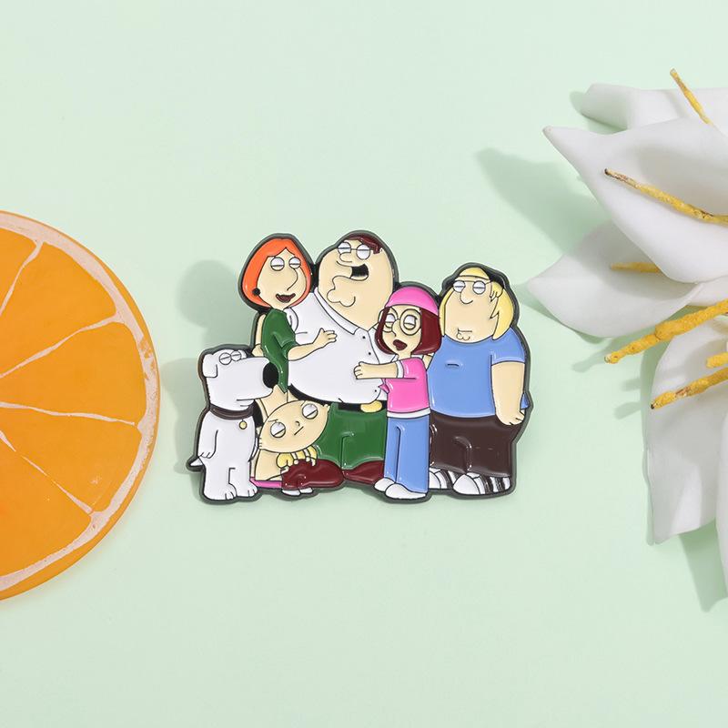 Cartoon Animation Movies Enamel Pins Cute Characters Brooches For Friends Lapel Badge Backpack Accessories Fashion Jewelry Gifts