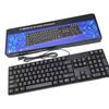 Office Desktop Business Membrane Keyboard Manufacturer 104 Key Wired All Black USB Multimedia Keys Membrane Keyboard
