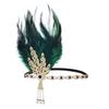 Vintage Feder Stirnband 1920er Jahre Kopfschmuck Exquisites Maskenball Haarband Bühnenauftritt