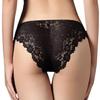 ONE LIMITATION Floral Lace Sexy Embroidered PT009 Panties, Underwear, Lingerie, Women's, (5. Black)