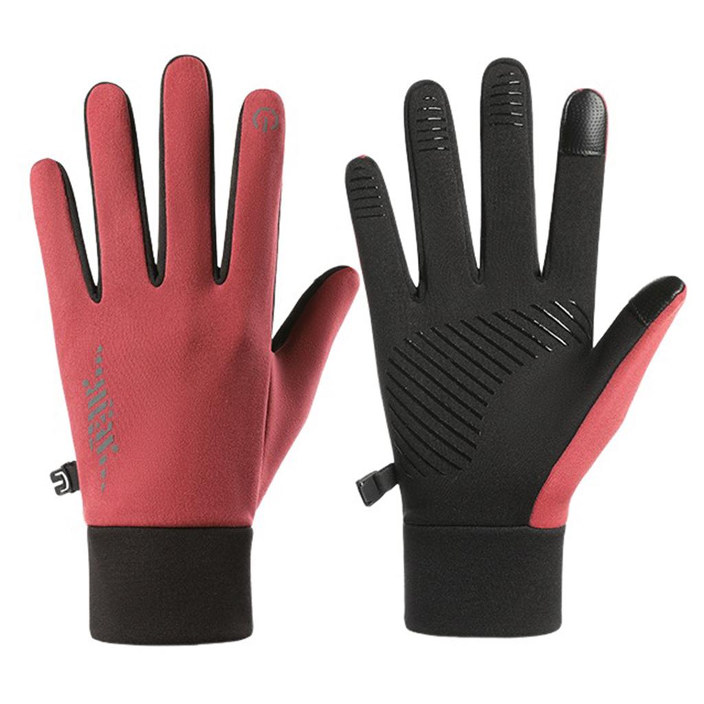 Autumn Winter Cycling Gloves,Gym Fitness Sports Running Warm Touch Screen Nonslip Gloves,Motorcycle Gloves Men For Outdoor
