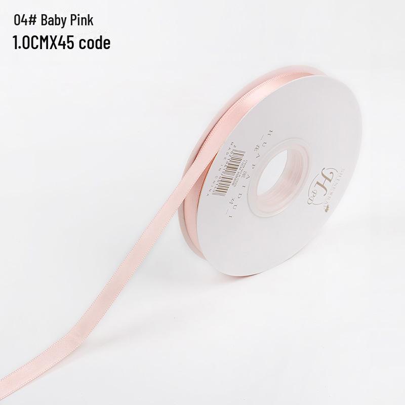 Bright Polyester Ribbon for Flower Packaging and DIY Gifts