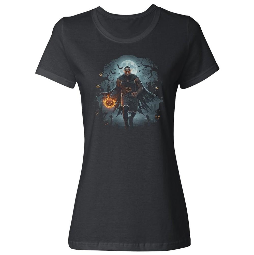 Scary Caped GOAT 23 - Halloween James Inspired Ladies  Crewneck T-Shirt Unisex T-Shirt XL