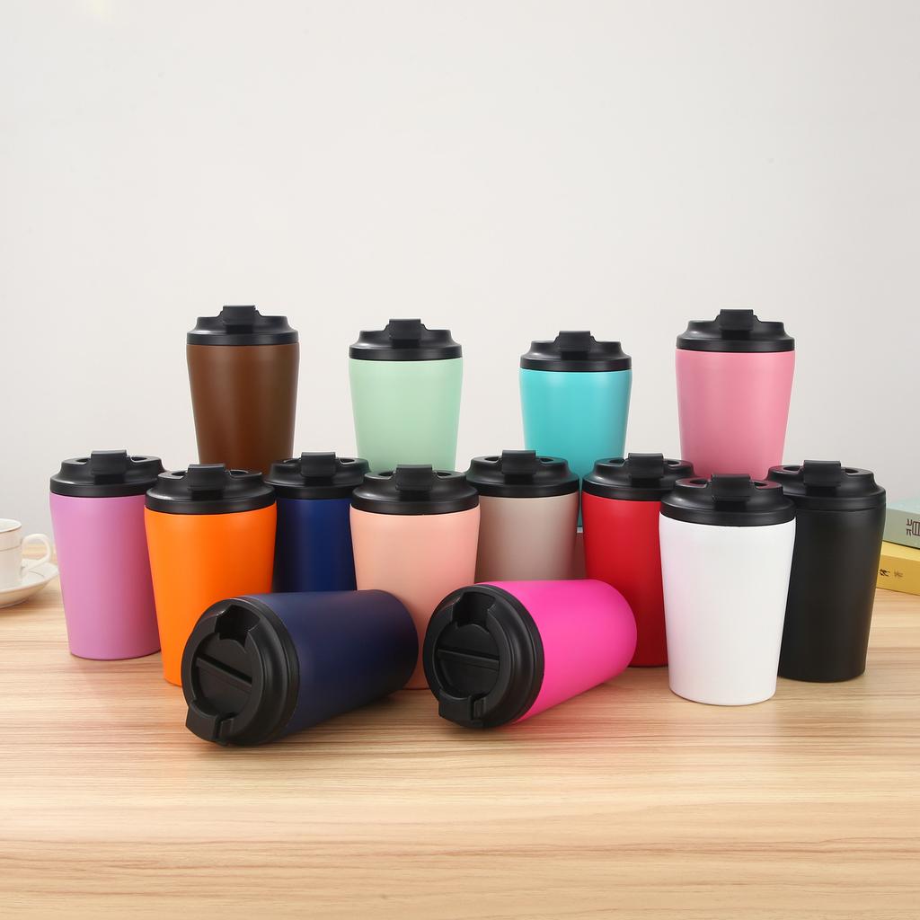 Insulated Water Bottles Stainless Steel Coffee Cup Water Bottles Coffee Cups with Lid Coffee Mug Cafe Cup Bottle