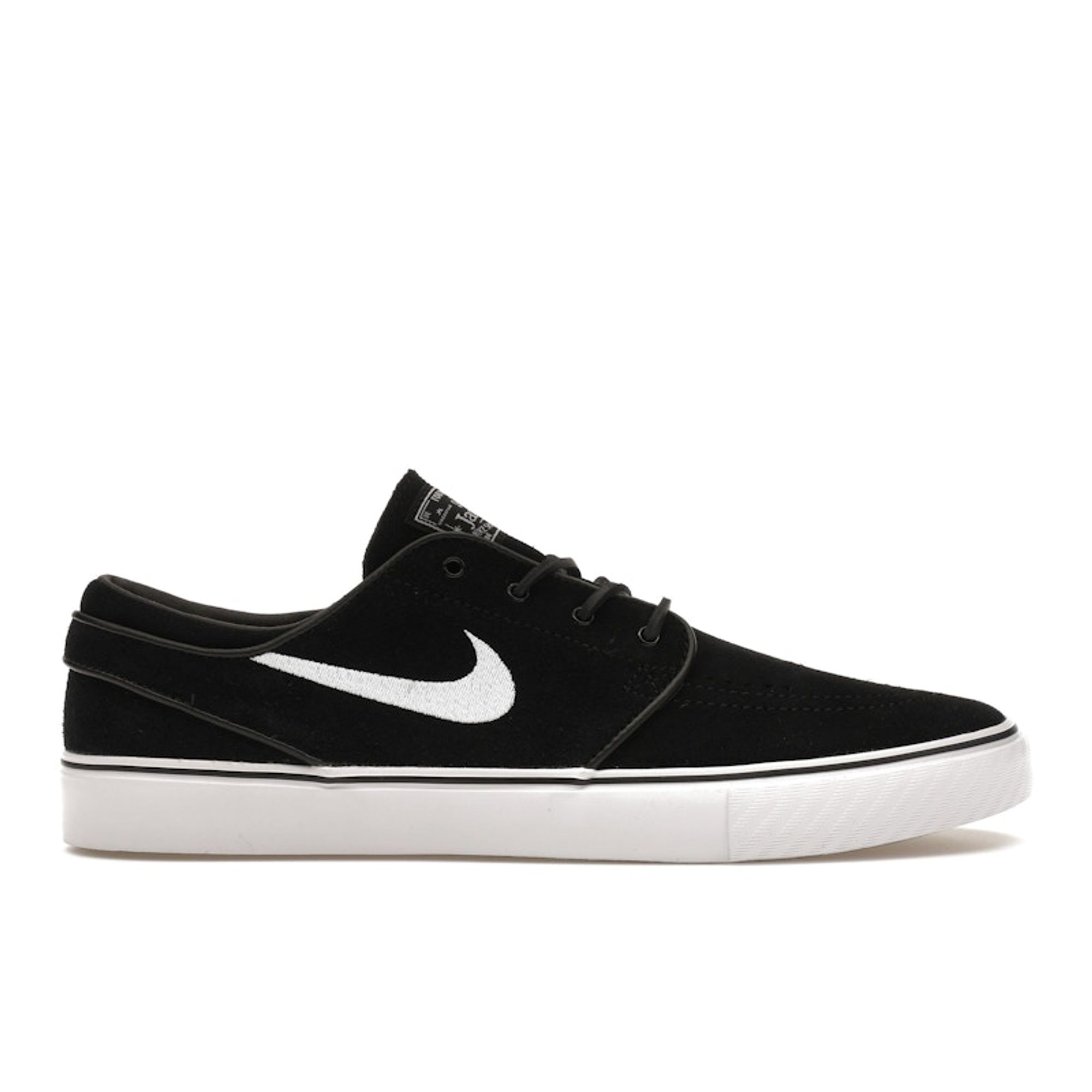 Nike Zoom Stefan Janoski+ SB Nero Bianco Uomo Sneakers Gomma-Marrone Chiaro FD6757-001 cm