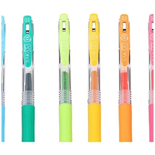Zebra Gel Ballpoint Pen Sarasa Clip 0.5 10 Colors JJ15-10CA