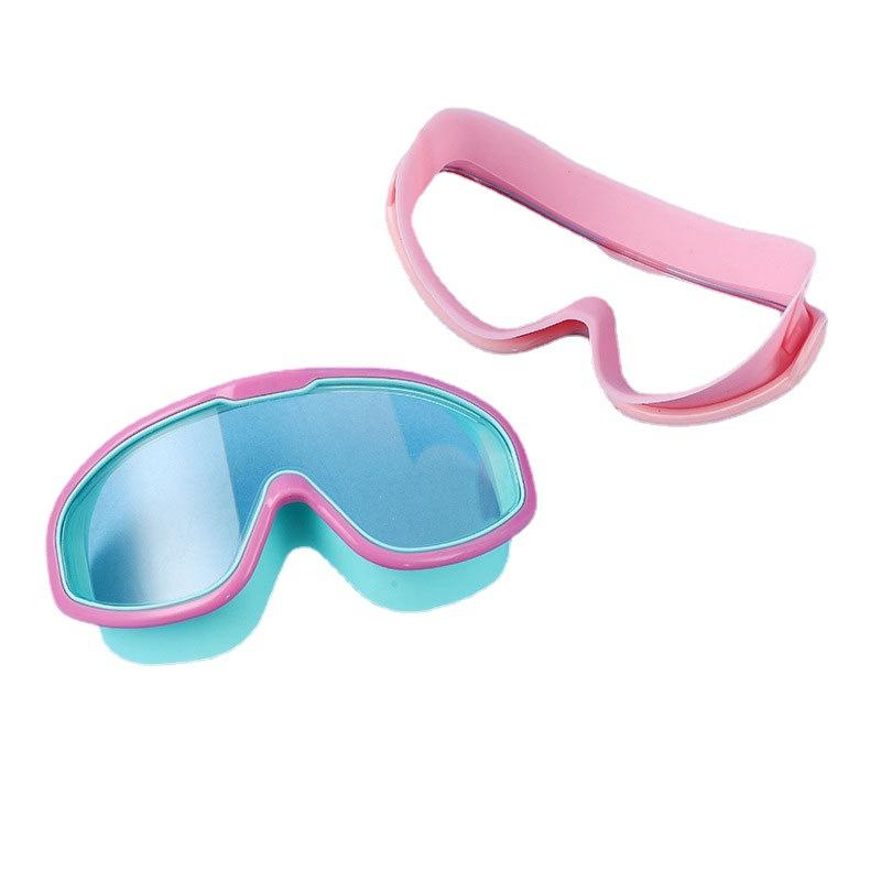 Adult swimming goggles, waterproof, anti-fog, high-definition diving goggles, transparent large-frame swimming goggles, professional swimming eyewear