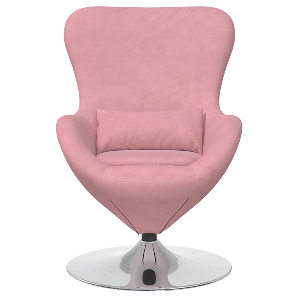 Egg Chair Pink Velvet