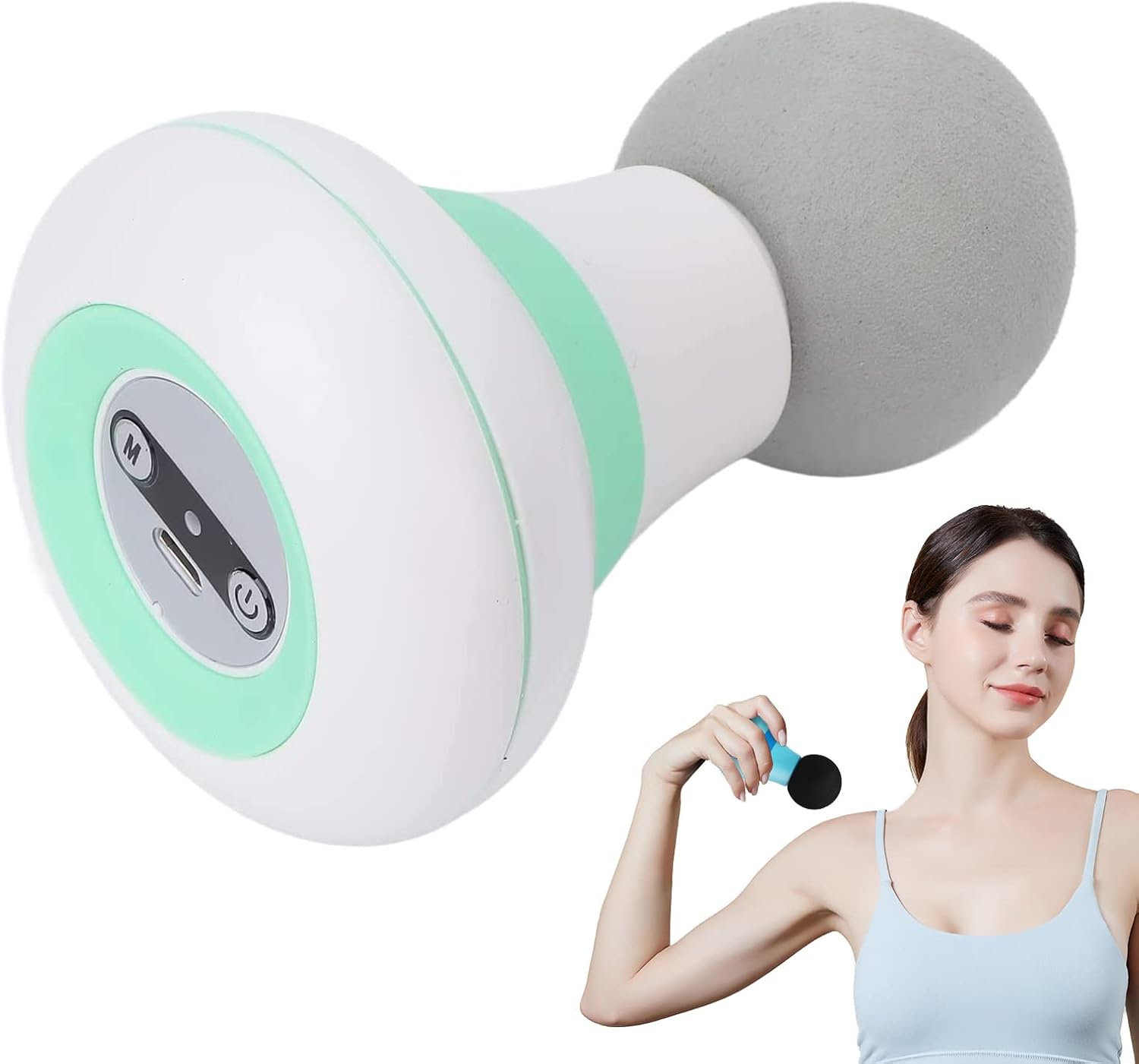 Mini Massage Gun, Portable Deep Tissue Percussion Muscle Massager for Muscle Relief, Home Office Gym