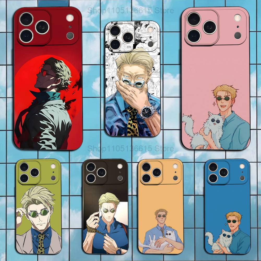 Anime K-Kento N-Nanami Phone Case For iPhone 17,16,15,14,13,12,11 Plus,Pro Max,XS,X,XR,SE,Mini,8,7,Soft Silicone Black Cover
